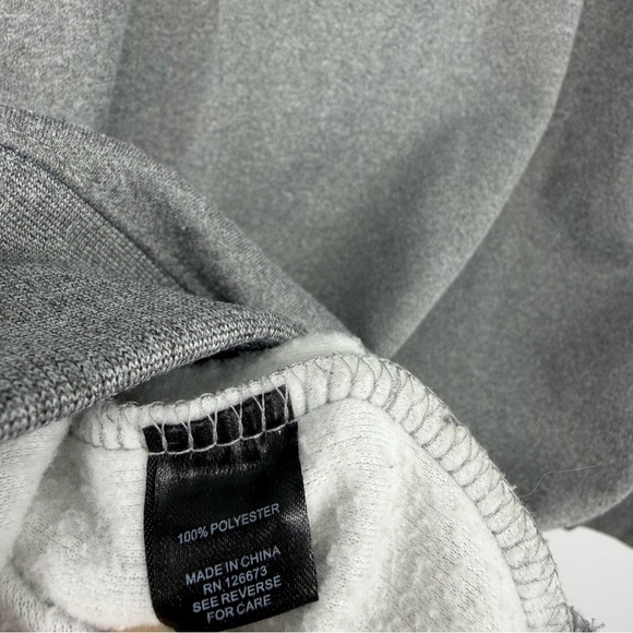 New England Patriots Gray Hoodie Sweatshirt - Picture 3 of 5